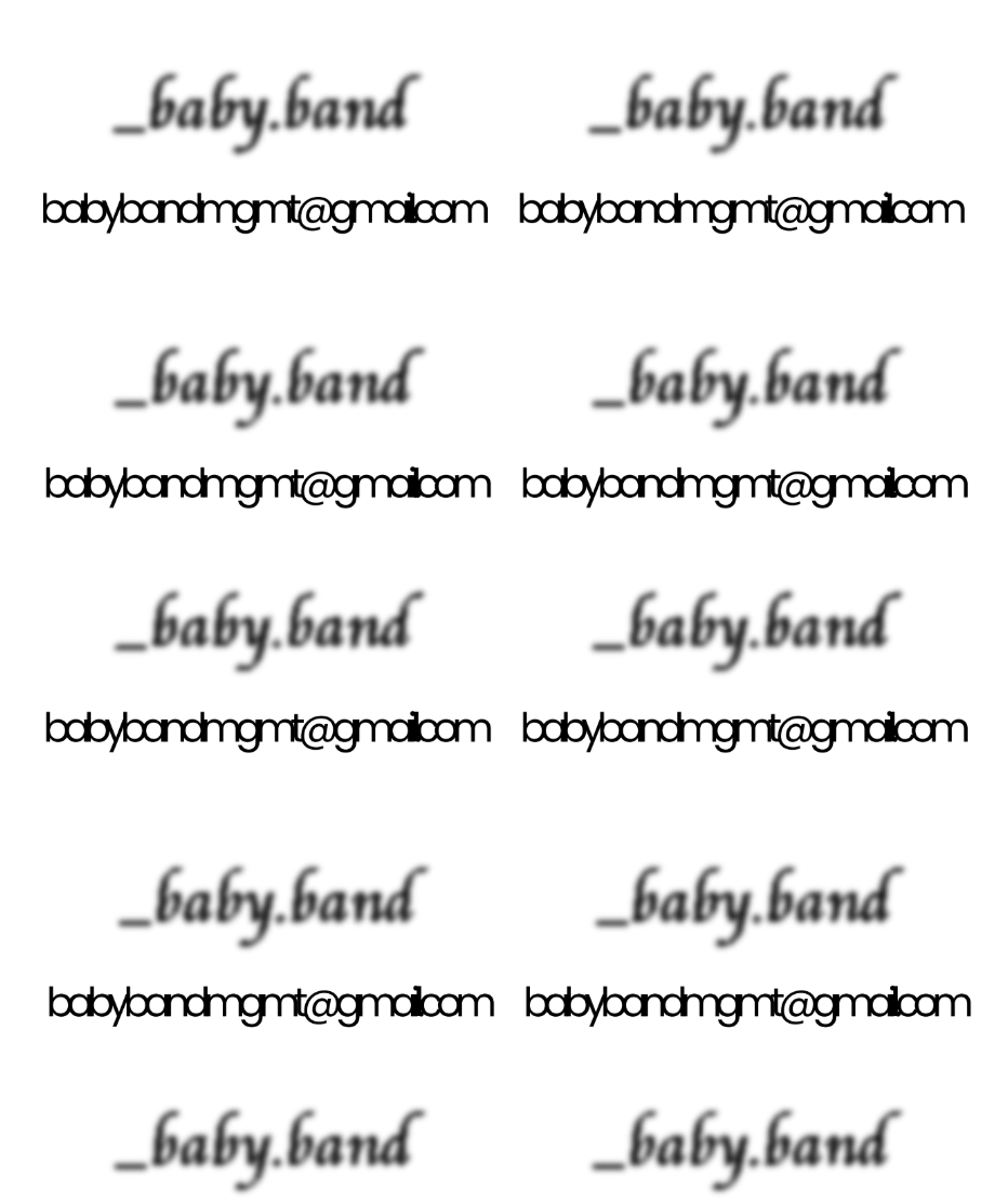 BABY | babyband@gmail.com